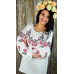 Embroidered blouse "Wild Roses New"